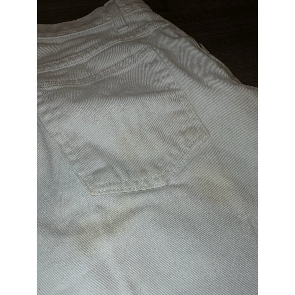 Vintage 90's LA Blues White Sz 12 Missy High Rise Cuffed Shorts - Picture 3 of 7